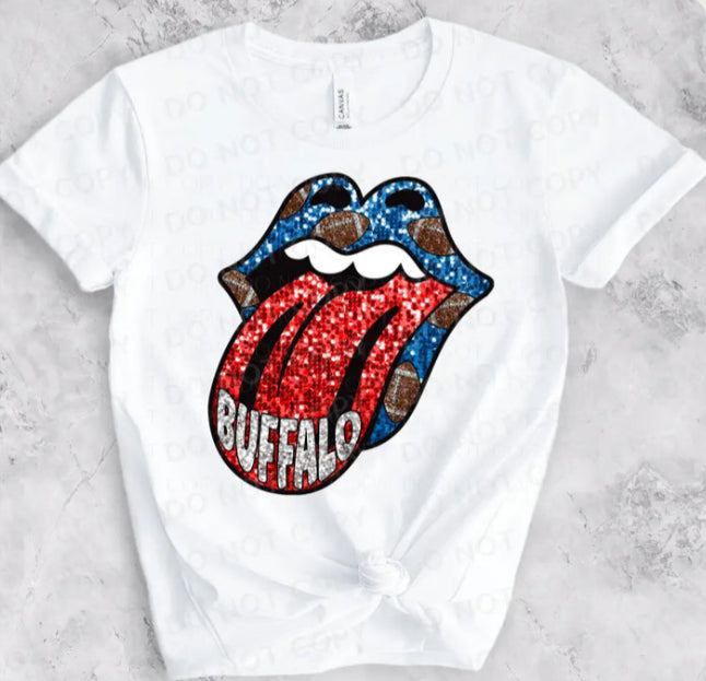 Buffalo Football Tongue Logo